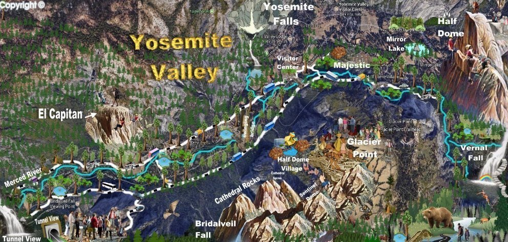 map of YOSITE VALLEY MAP .jpg